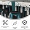 Flash Furniture Kelly Blue-Teal Metal Stool with Black Poly Seat ET-3534-24-KB-PL1B-GG - alternate 7